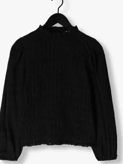 zwarte co'couture blouses kera smock blouse