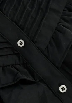 zwarte co'couture blouses callum frill shoulder shirt