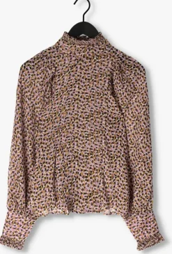 zwarte co'couture blouses nadia pleat blouse