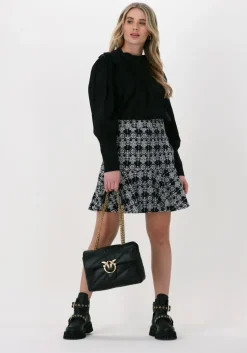 zwarte co'couture blouses lisissa frill blouse