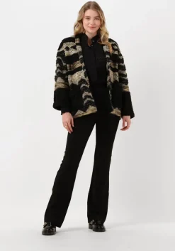 zwarte co'couture blouses petra crepe check shirt