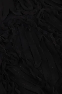 zwarte co'couture blouses shania fluffy blouse