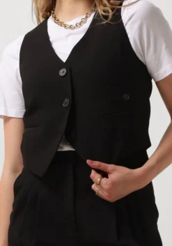 zwarte co'couture gilet vola tailor vest