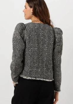 zwarte co'couture jack alvie boucle jacket