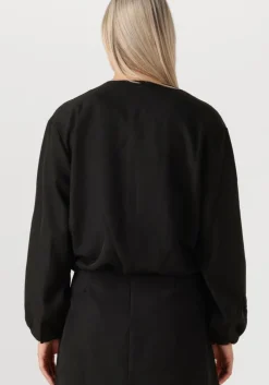 zwarte co'couture jack luna balloon zip jacket