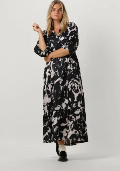 zwarte co'couture maxi jurk mary floor dress