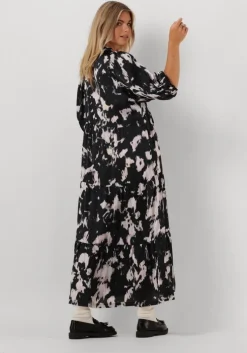 zwarte co'couture maxi jurk mary floor dress