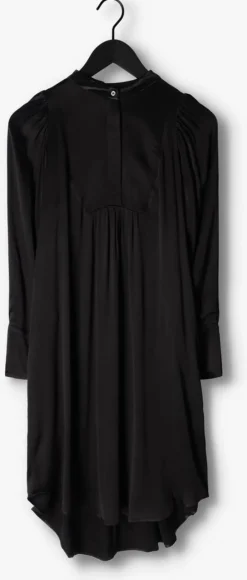 zwarte co'couture midi jurk harvey volume dress