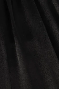 zwarte co'couture midi jurk harvey volume dress