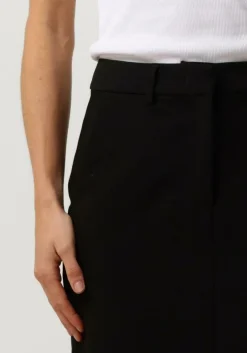 zwarte co'couture midirok vola floor pencil skirt