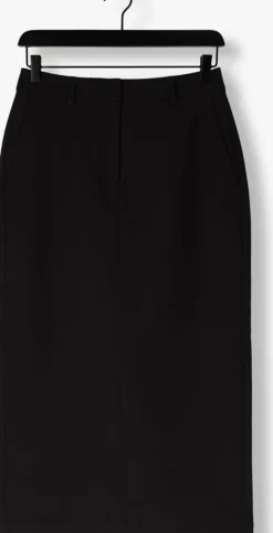 zwarte co'couture midirok vola floor pencil skirt