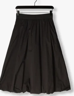 zwarte co'couture midirok poppycc balloon skirt