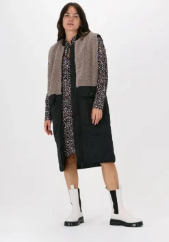 zwarte co'couture mini jurk austin shirt dress