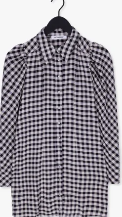 zwarte co'couture mini jurk juliana shirt dress