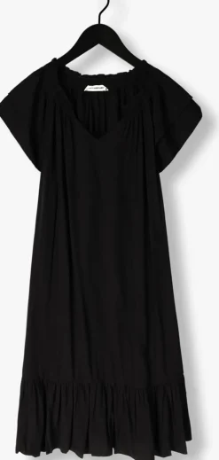 zwarte co'couture mini jurk sunrise cropped dress