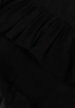 zwarte co'couture mini jurk sunrise cropped dress