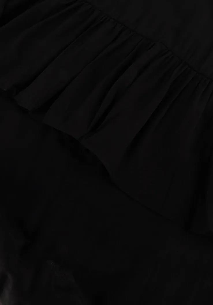 zwarte co'couture mini jurk sunrise cropped dress