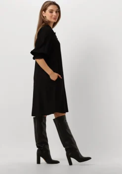 zwarte co'couture mini jurk hera frill crop dress