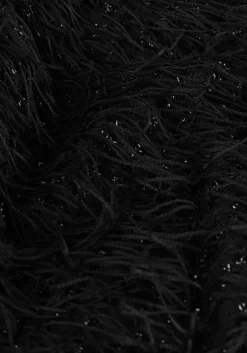 zwarte co'couture mini jurk gonzocc strap dress