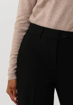 zwarte co'couture pantalon vola long wide pant