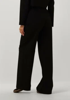 zwarte co'couture pantalon vola pleat pant