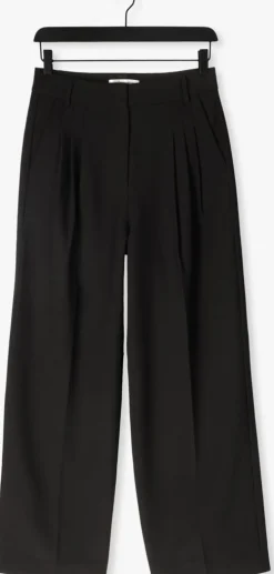 zwarte co'couture pantalon vola pleat pant