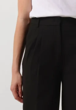 zwarte co'couture pantalon vola pleated long pant
