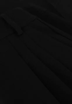 zwarte co'couture pantalon vola pleated long pant