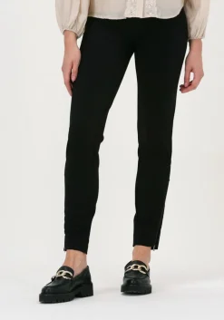 zwarte co'couture pantalon ulrica zip pant
