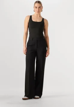zwarte co'couture pantalon new volacc wide long pant