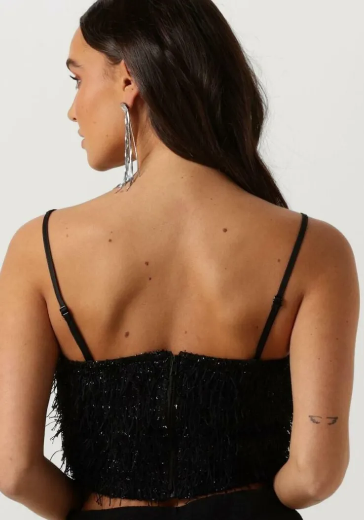 zwarte co'couture top gonzocc crop top