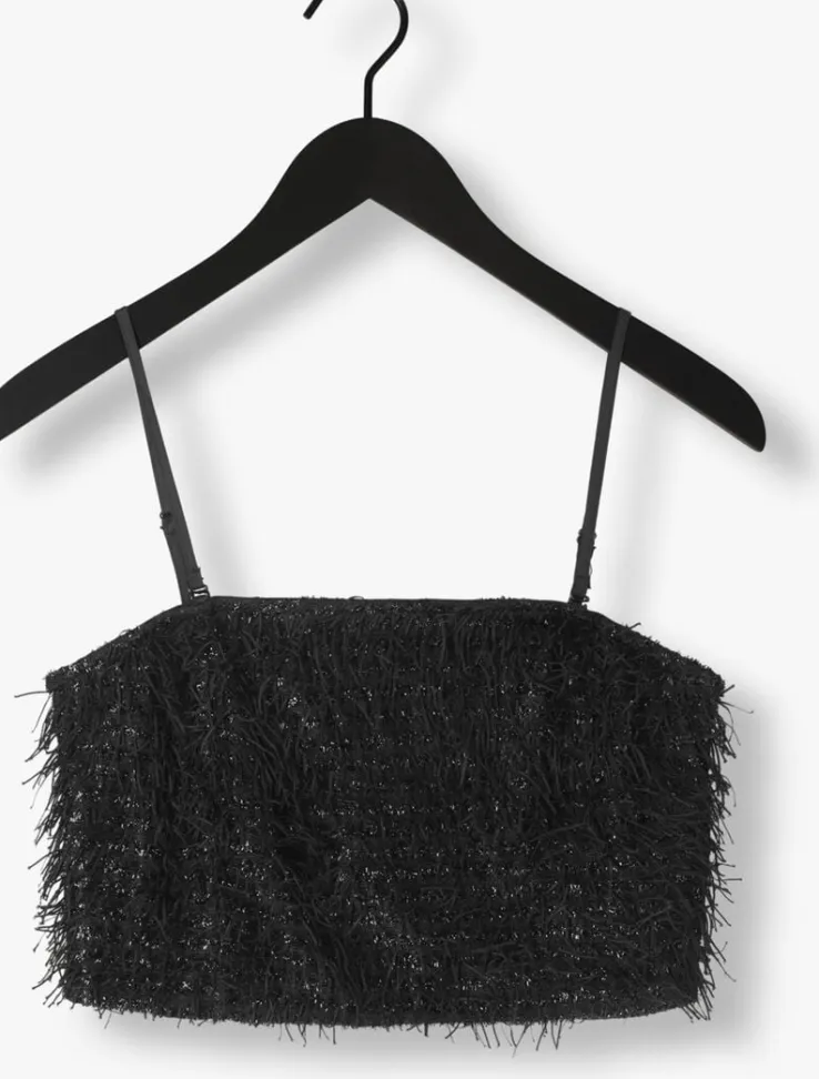 zwarte co'couture top gonzocc crop top