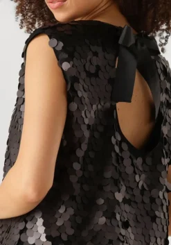 zwarte co'couture top maxi cc sequin bo blouse