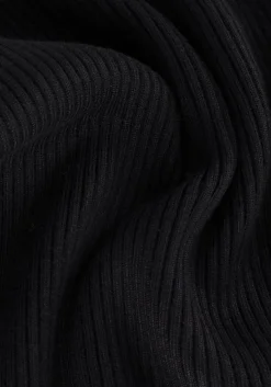 zwarte co'couture tops & t-shirts badu asym rib knit