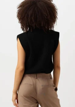 zwarte co'couture trui maja knit vest