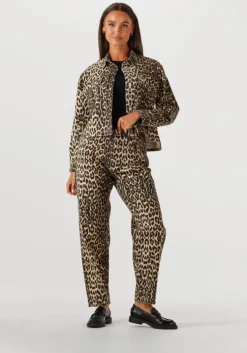 zwarte co'couture wide jeans leocc pleat pant