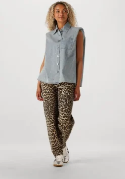 zwarte co'couture wide jeans leocc pleat pant