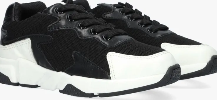 zwarte colors of california lage sneakers sneaker material mix