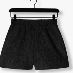 zwarte colourful rebel korte broek florence zebra lurex jacquard short