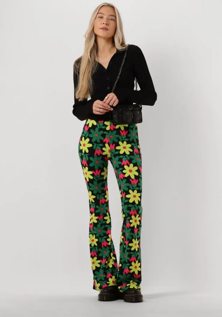 zwarte colourful rebel tops & t-shirts nori fine knit cropped longsleeve polo