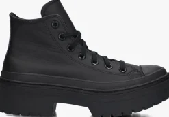 zwarte converse hoge sneakers chuck taylor all star lugged heel hi