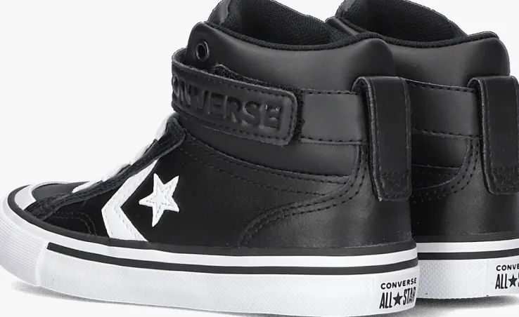 zwarte converse hoge sneakers pro blaze strap