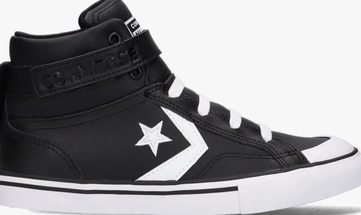 zwarte converse hoge sneakers pro blaze strap