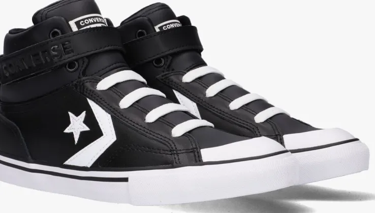 zwarte converse hoge sneakers pro blaze strap