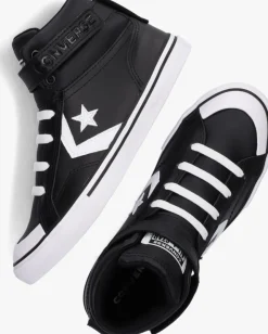 zwarte converse hoge sneakers pro blaze strap
