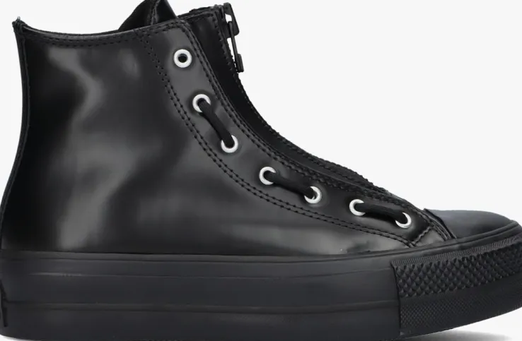 zwarte converse hoge sneakers chuck taylor all star lift hi