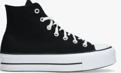 zwarte converse hoge sneakers chuck taylor all star lift hi