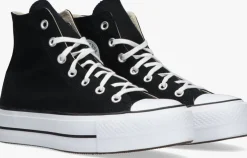 zwarte converse hoge sneakers chuck taylor all star lift hi