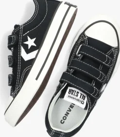 zwarte converse lage sneakers youth star player 76