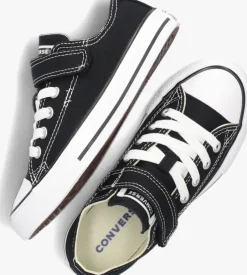 zwarte converse lage sneakers chuck taylor all star lo 1v